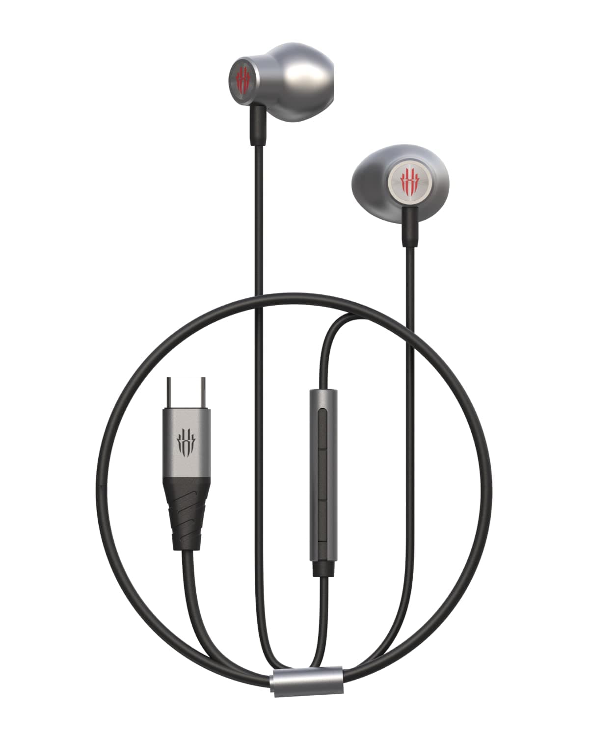 ريد ماجيك سماعة للالعاب من النوع سي في ال فضي دبليو اتش 4008، داخل الأذن