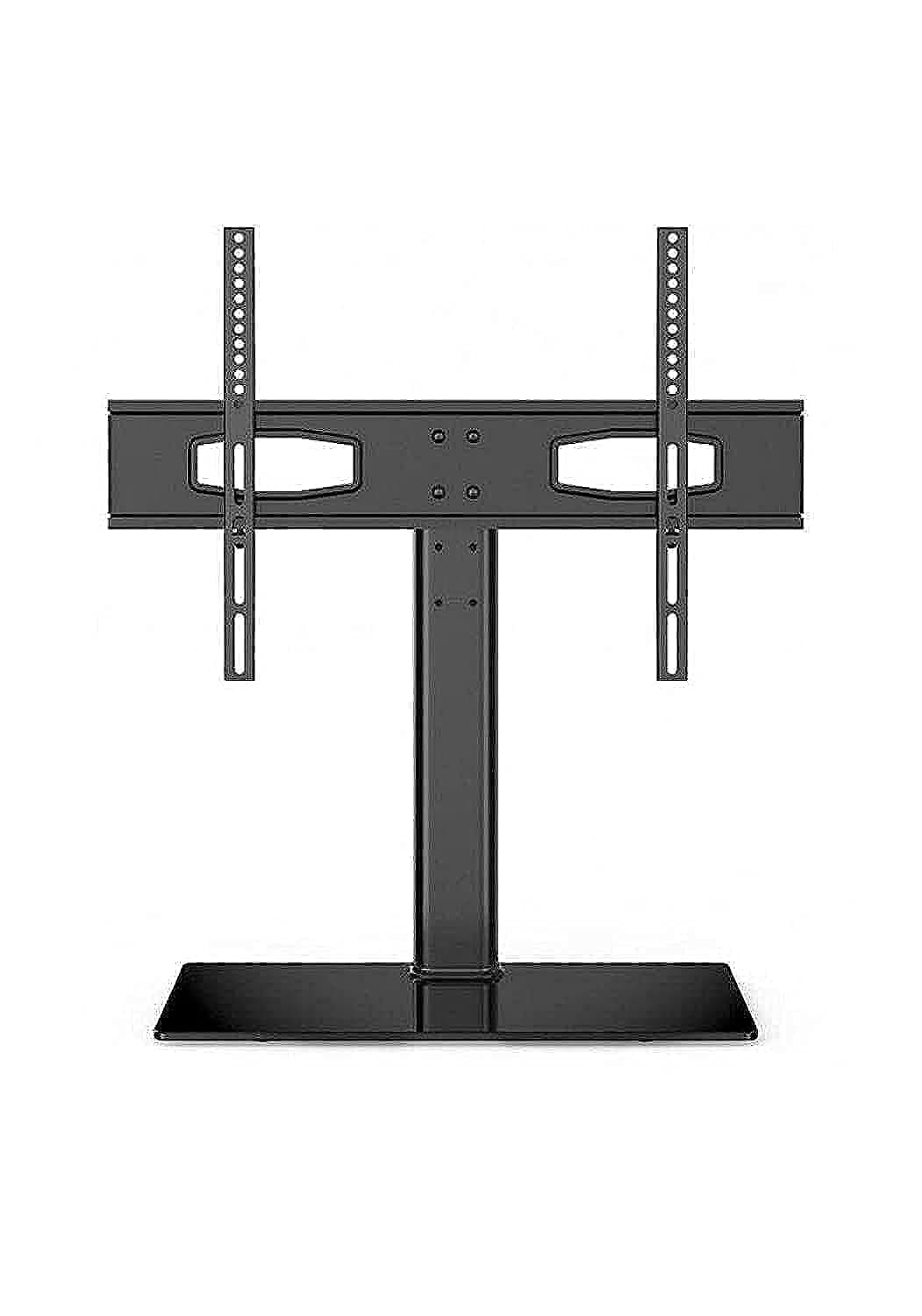 حامل قاعدة تلفزيون ، أسود ، للتلفزيون من 30 بوصة إلى 65 بوصة ، يمكن تعديله