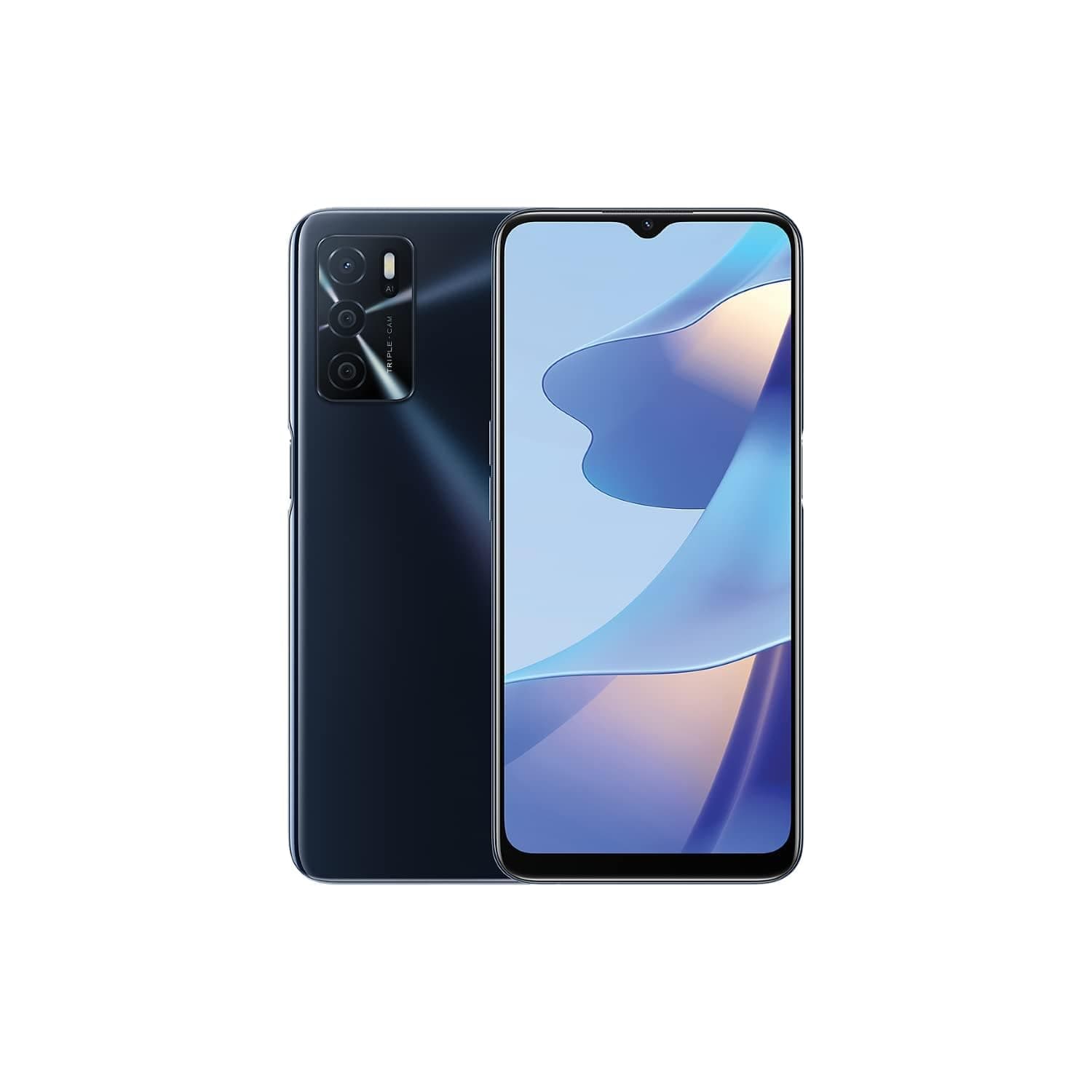 OPPO A54s Smartphone, 5000mAh Long-Lasting Battery, RAM 4GB + ROM 128GB expandable, 6.52” 60HZ Display, AI Triple Camera 50+2+2 MP, NFC, ColorOS11.1, [UK Version], Black