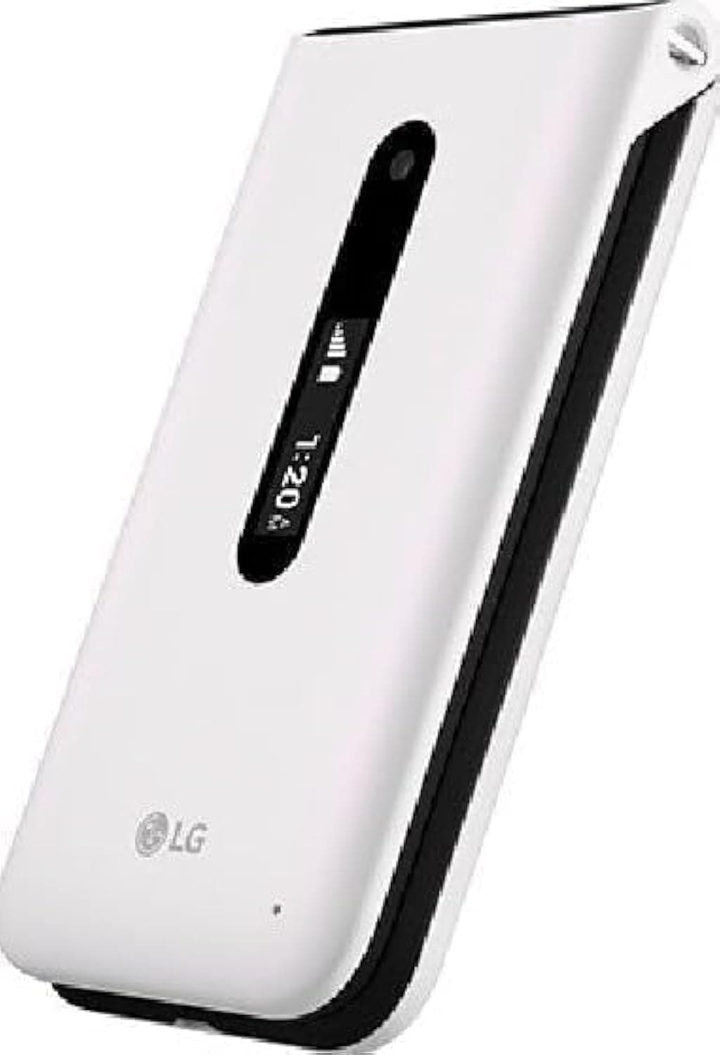 LG هاتف ال جي فولدر 2 قابل للطي ابيض سعة تخزين 8 جيجابايت - Folder 2 White