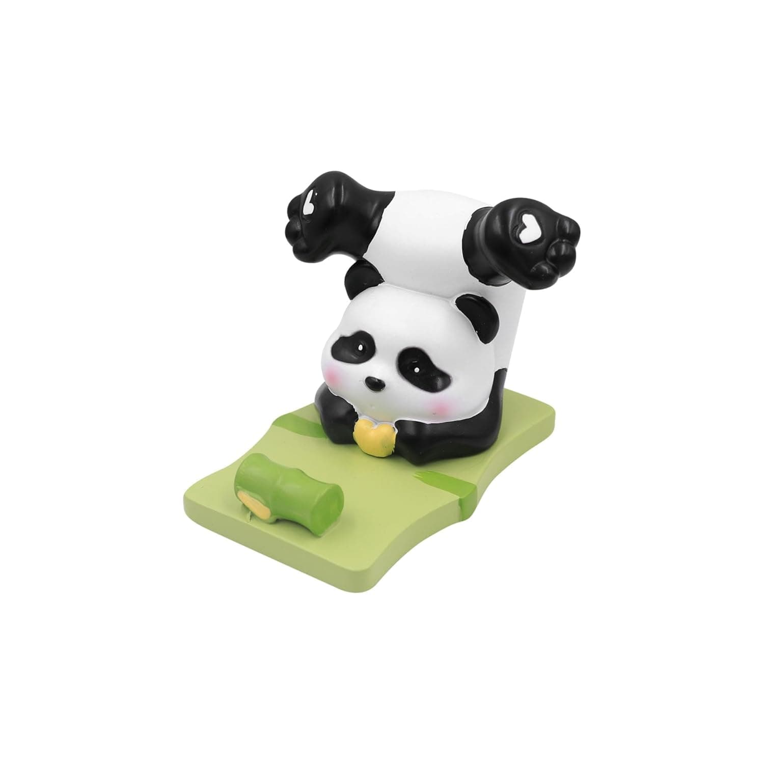 حامل هاتف محمول بتصميم حيوان باندا رائع للمكتب، حامل هاتف ذكي لطيف مع قاعدة مضادة للانزلاق، حامل موبايل مثالي للمكتب وديكور المنزل وهدية مثالية