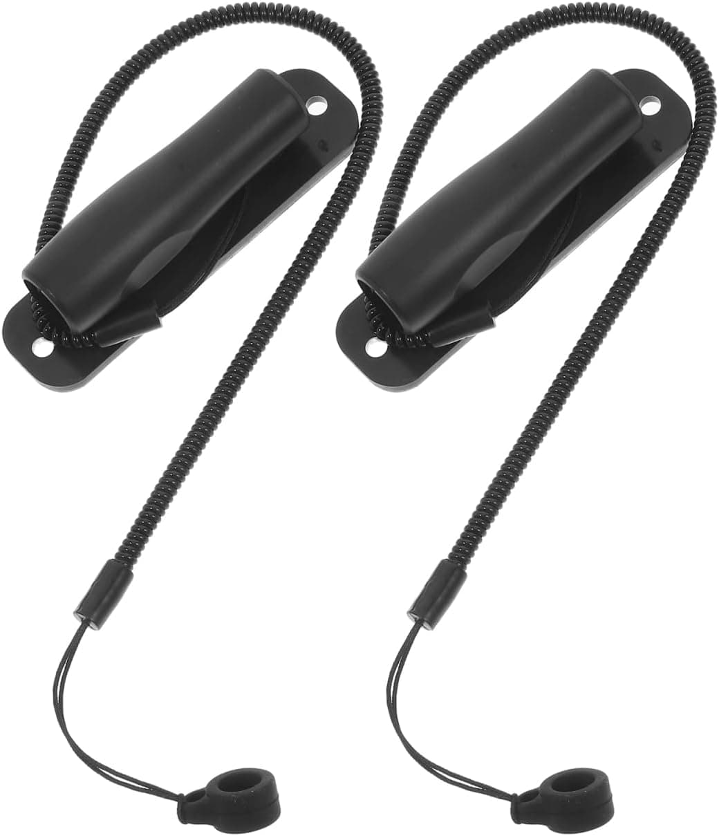 2-Pack Stylus Fixing Rope, KASTWAVE Adhesive Pen Holder with Elastic Spring Tether, Secure Stylus and Pencil for Office, School, Events, Tablet, Touchscreen, Easy Installation, Durable