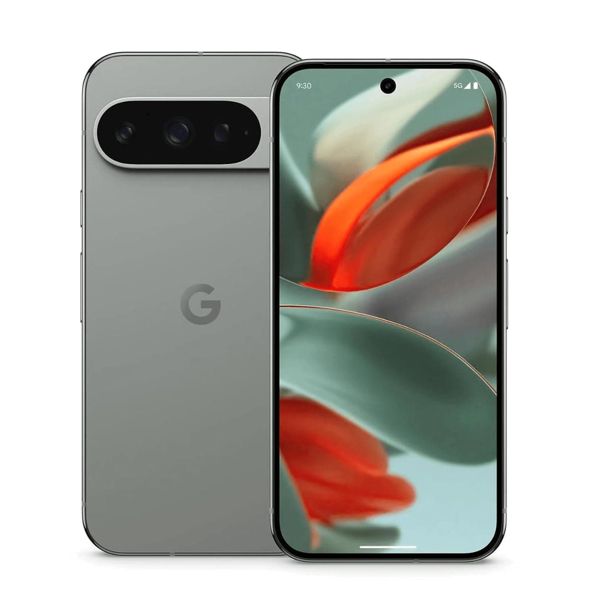 Google Pixel 9 Pro 5G 2024 (GEC77 | International Version) 6.3-inch Dual-SIM (nano-SIM, eSIM), Unlocked Android 14 Smartphone (512GB Storage + 16GB RAM, Hazel)