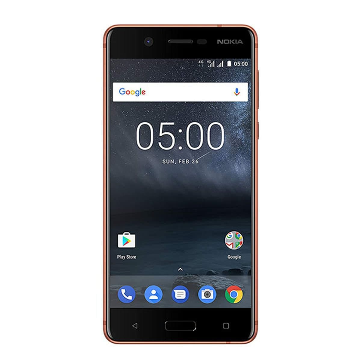 Nokia 5 Single-Sim 16GB ROM + 2GB RAM (GSM Only | No CDMA) Factory Unlocked 4G/LTE Smartphone (Copper) - International Version