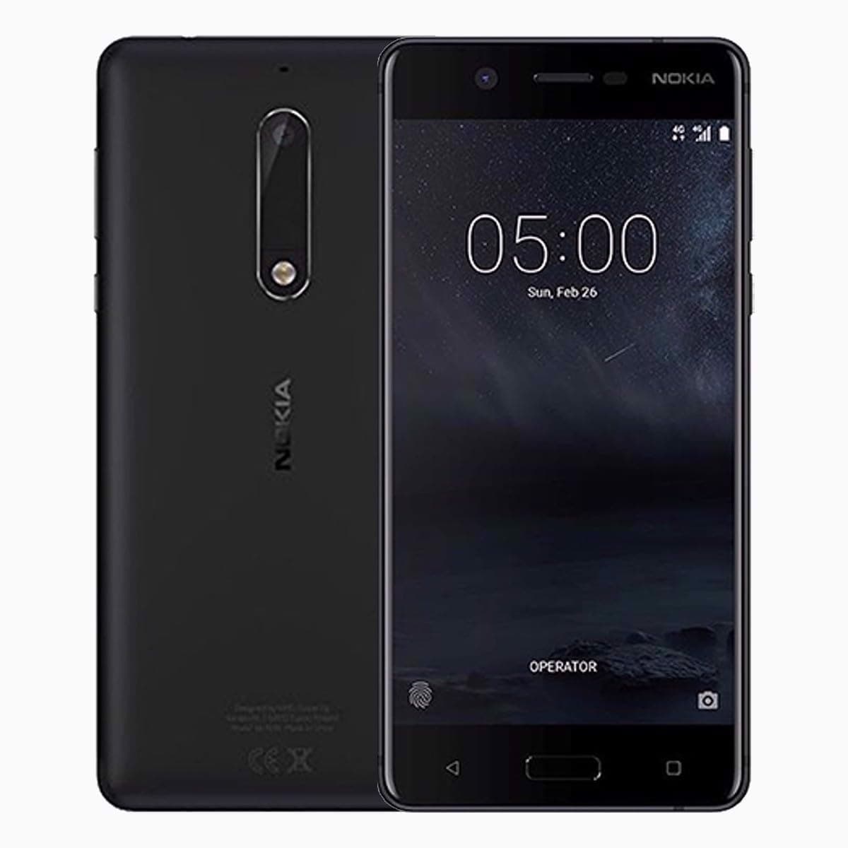 Nokia 5 Single-Sim 16GB ROM + 2GB RAM (GSM Only | No CDMA) Factory Unlocked 4G/LTE Smartphone (Matte Black) - International Version