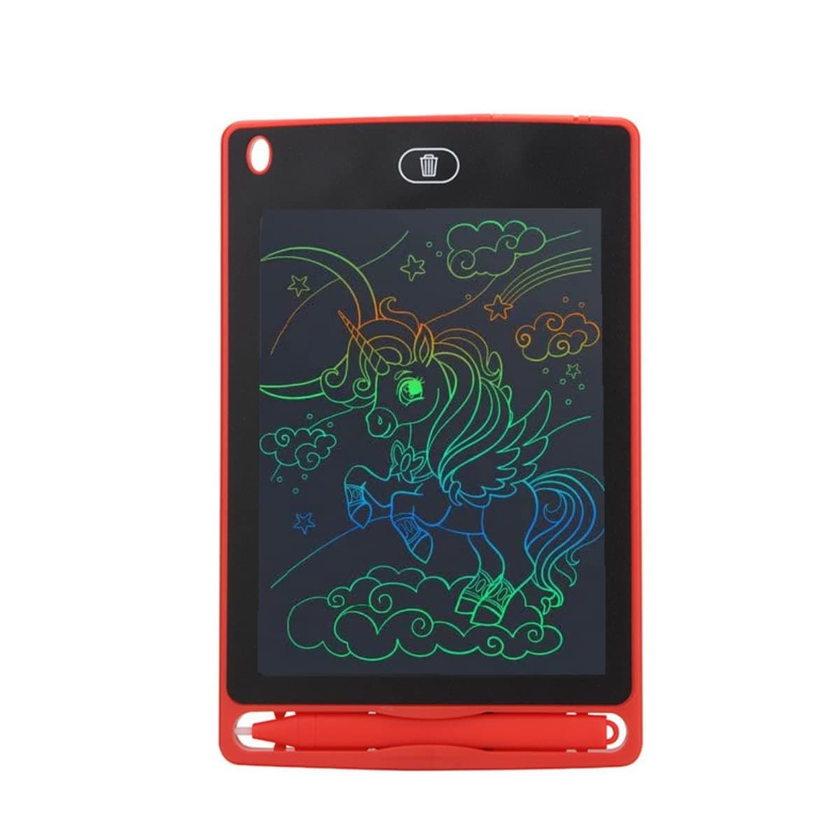 SKY-TOUCH LCD Writing Tablet 8.5 Inch, Erasable Reusable Writing Drawing Pad, Drawing Pads Learning Toys Gifts for Kids 3 4 5 6 Years Old