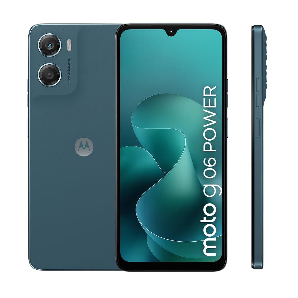 MOTOROLA G06 Power 4G, 4+8GB RAM Boost, 256 GB ROM, MTK Helio G81 Extreme, 6.88" Super HD Display 120Hz, Android 15, PANTONE Tapestry