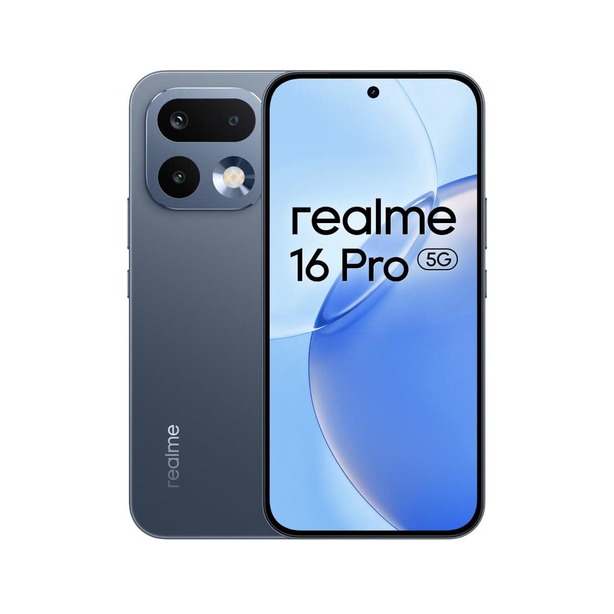 Realme 16 Pro Dual-SIM 512GB ROM + 8GB RAM (GSM Only | No CDMA) Factory Unlocked 5G Smartphone (Pebble Grey) - International Version