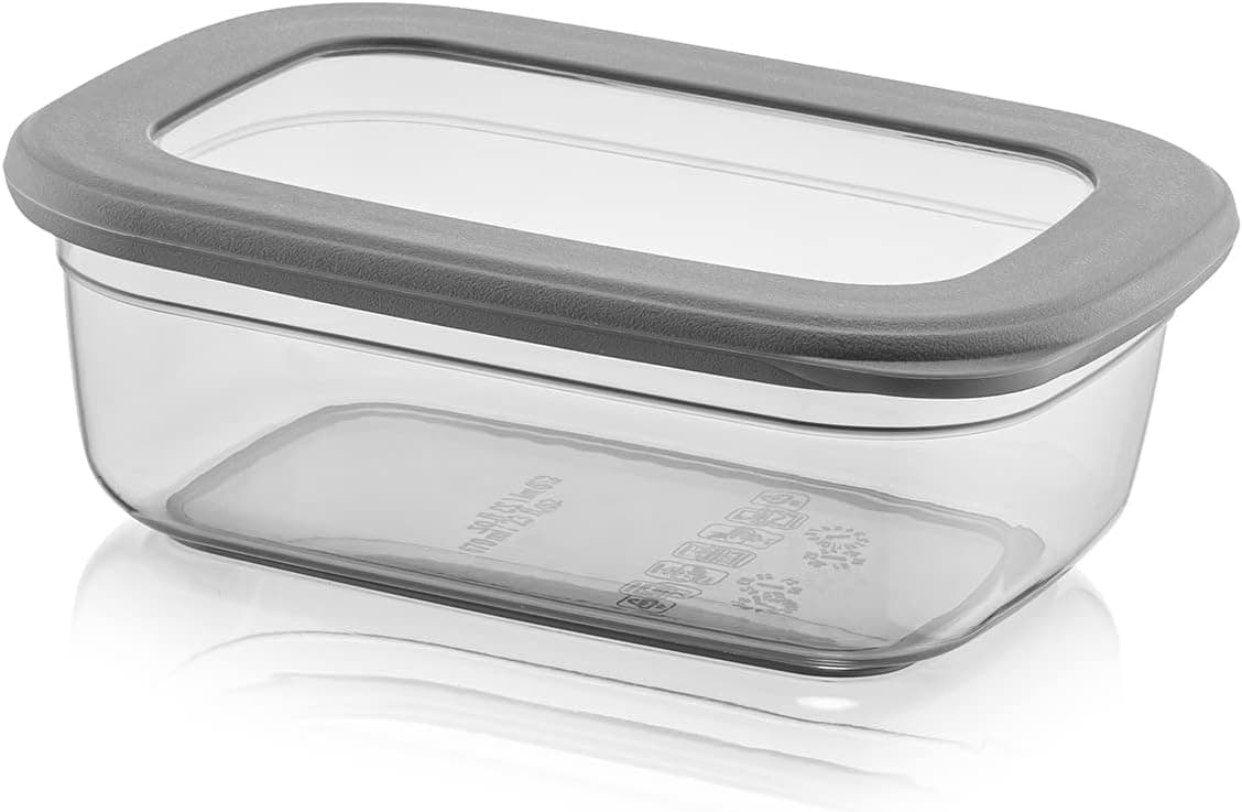 Foly Life Airtight Meal Prep storage box 670ml with Locking Lids, Re-usable Plastic Food Storage Container, Stackable Kitchen Organizer Boxes, BPA Free & Microwave Freezer Dishwasher Safe