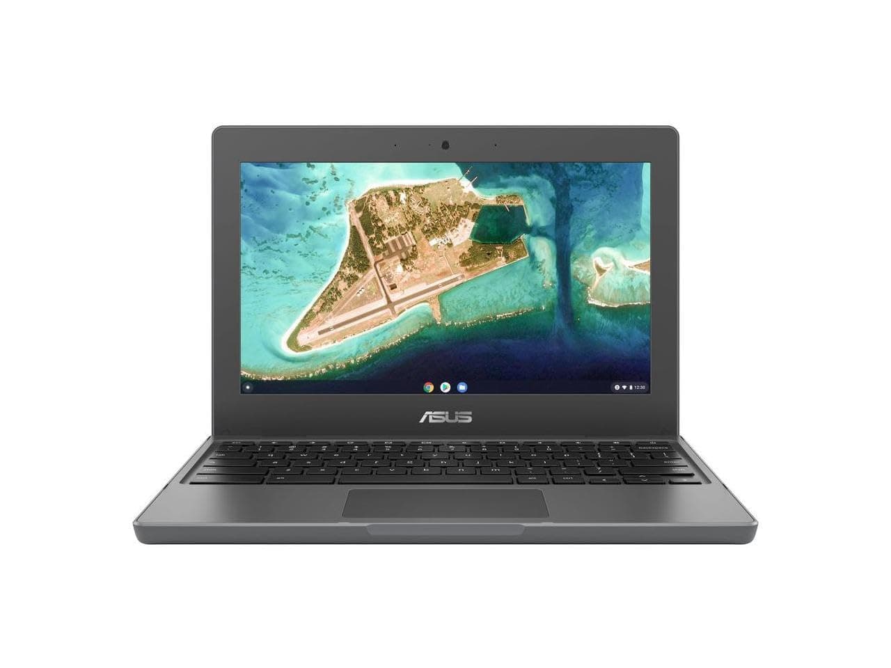 Asus Chromebook CR1 CR1100CKA-YZ142 11.6 Rugged Chromebook - HD - 1366 x 768 - Intel Celeron N5100 Quad-core [4 Core] 1.10 GHz - 4 GB Total RAM - 32 GB Flash Memory - Dark Gray