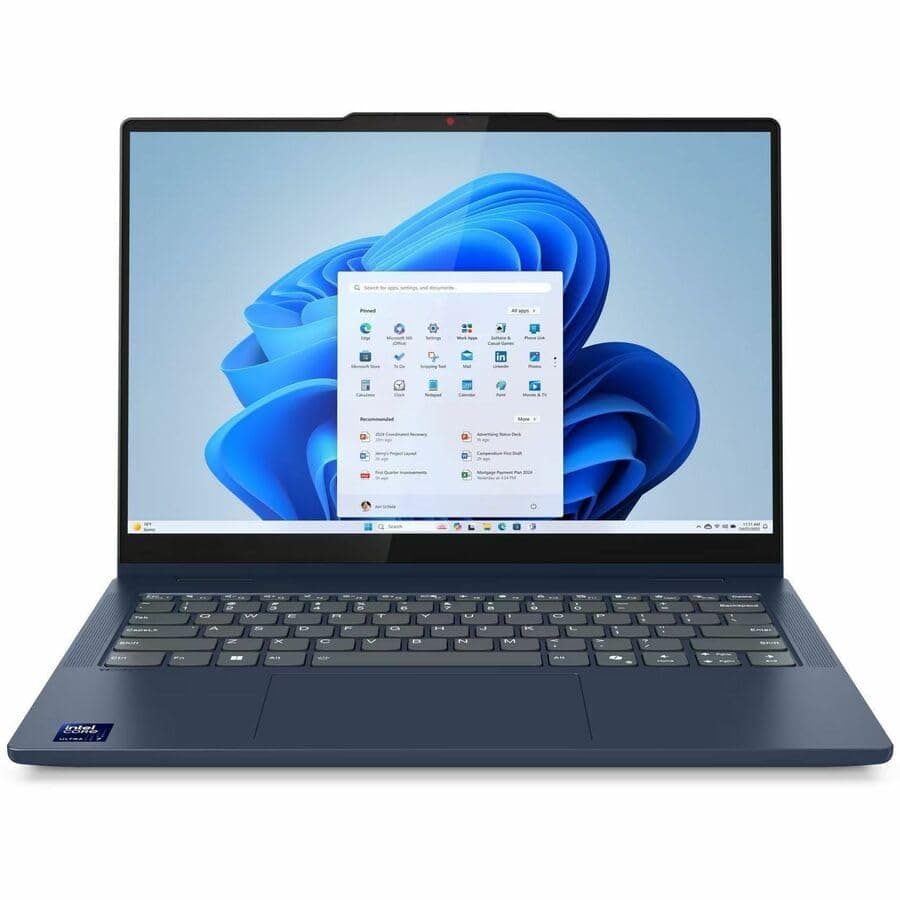 Lenovo IdeaPad 5 14IAL10 83KR001HUS 14" Touchscreen Convertible 2 in 1 Notebook - WUXGA - Intel Core Ultra 5 225U - 8 GB - 256 GB SSD - English (US) Keyboard - Cosmic Blue - Intel Chip - 1920 x 1200 -