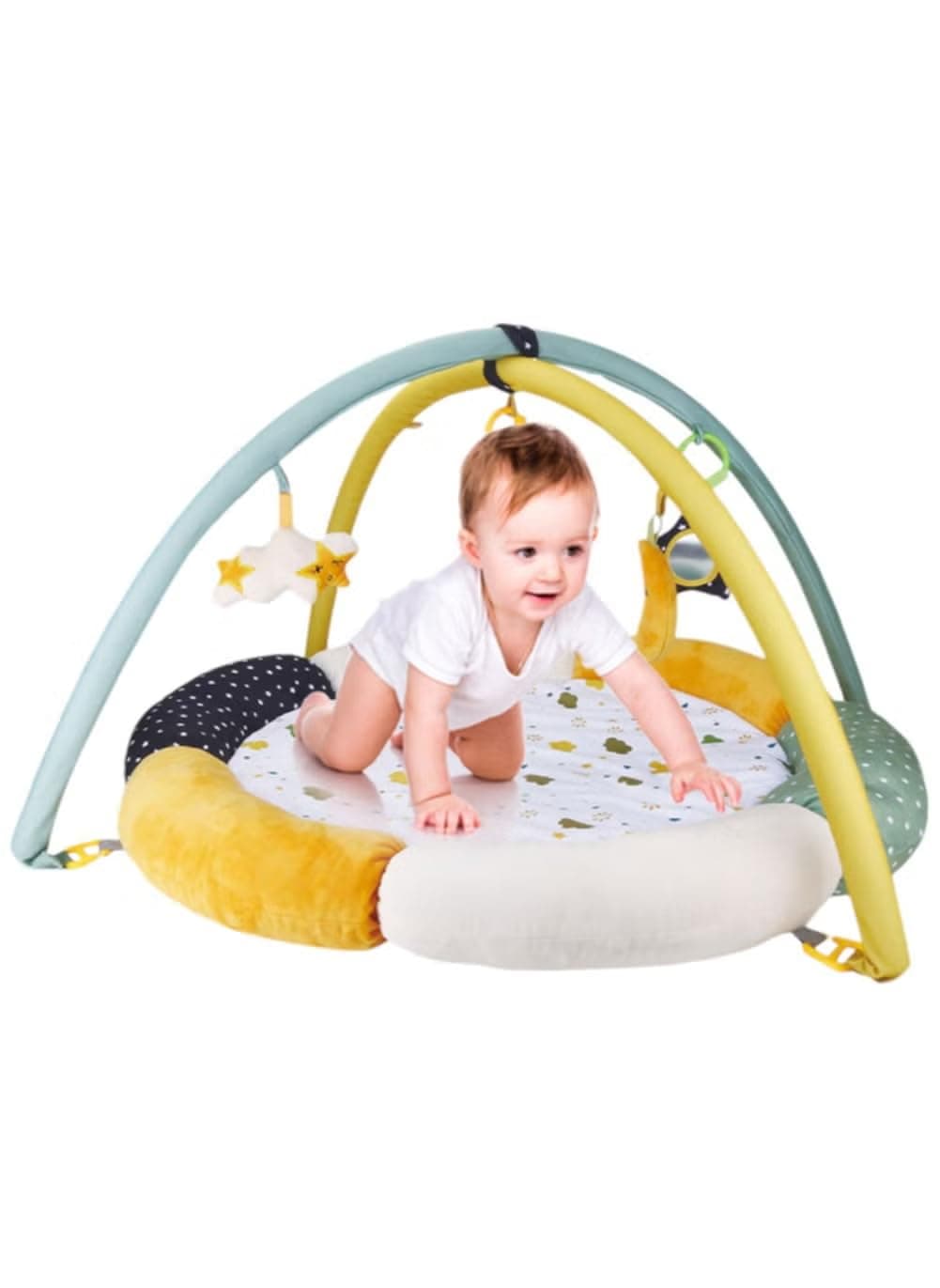TOY BOX Baby Play Mat Baby Activity Gym Blanket For Infant With Toys 36186