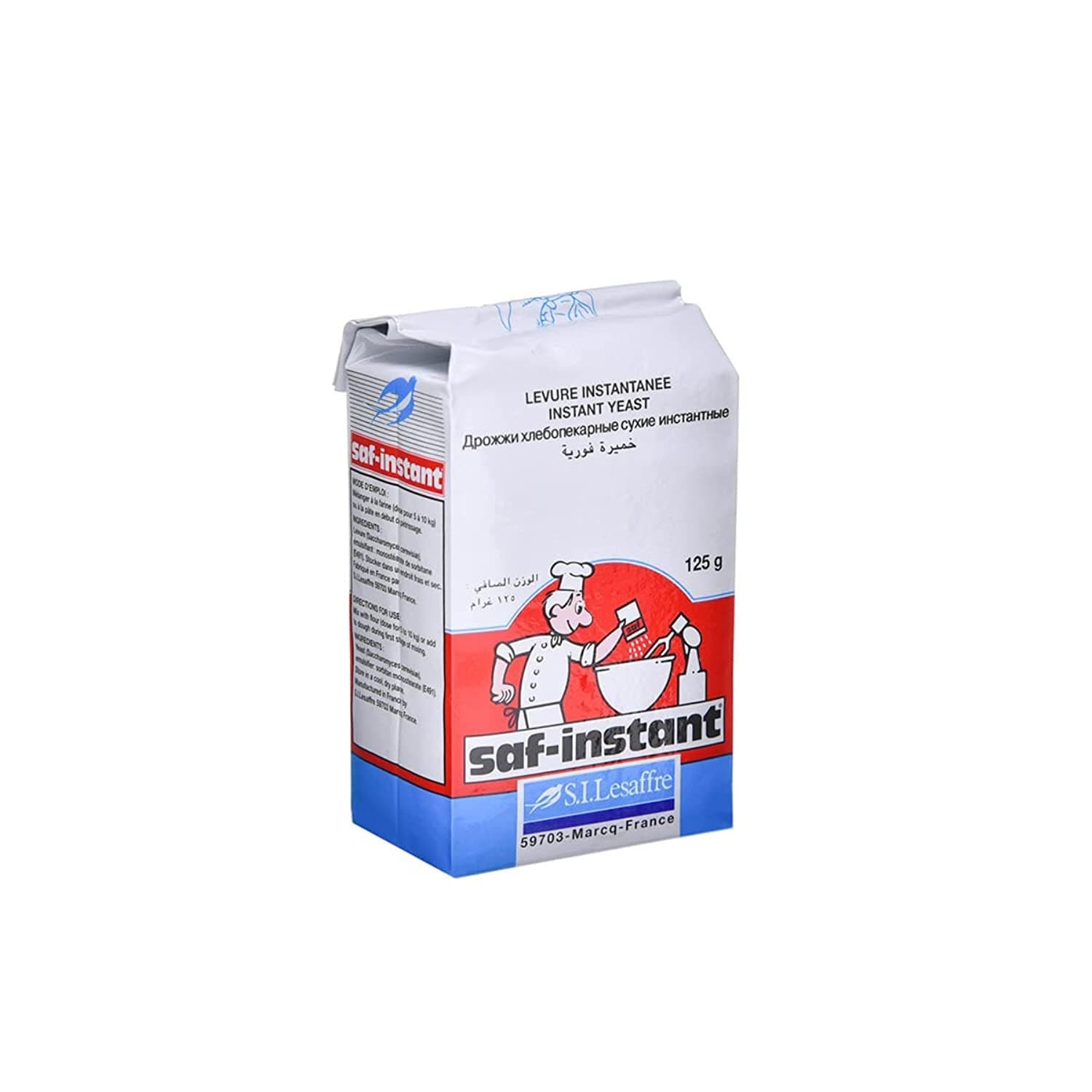 Saf Instant Packet Yeast, Red, 125 g - Pack of 1