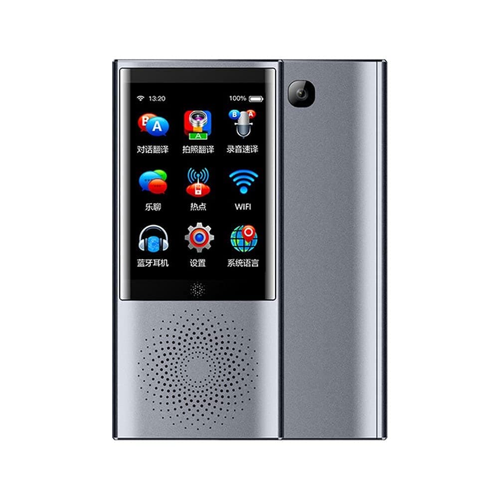 ARAST Voice Photo Instant Translator 4G WiFi 8GB Memory 2.8 Touch Screen 2080mAh 77 Languages Travel Business Translation (Color : Gray) Interesting life " LEOWE