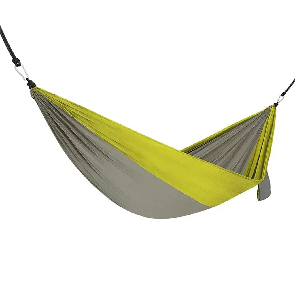Outdoor Hammock Anti-rollover Travel Camping Portable Hammock Hanging Chair Outdoor Portable Camping Travel Equipment (Color : Grey)