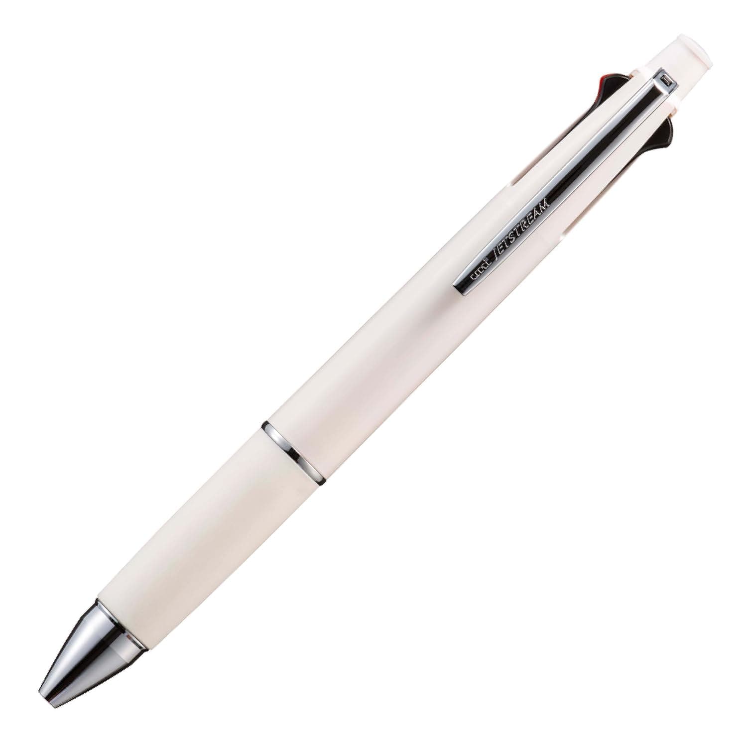Uni Jetstream 4&1 Multifunction Ballpoint Pen MSXE5-1000, 0.38mm Oil-Based Inks (Black/Red/Blue/Green) & 0.5mm Mechanical Pencil, Ivory, MSXE510003846
