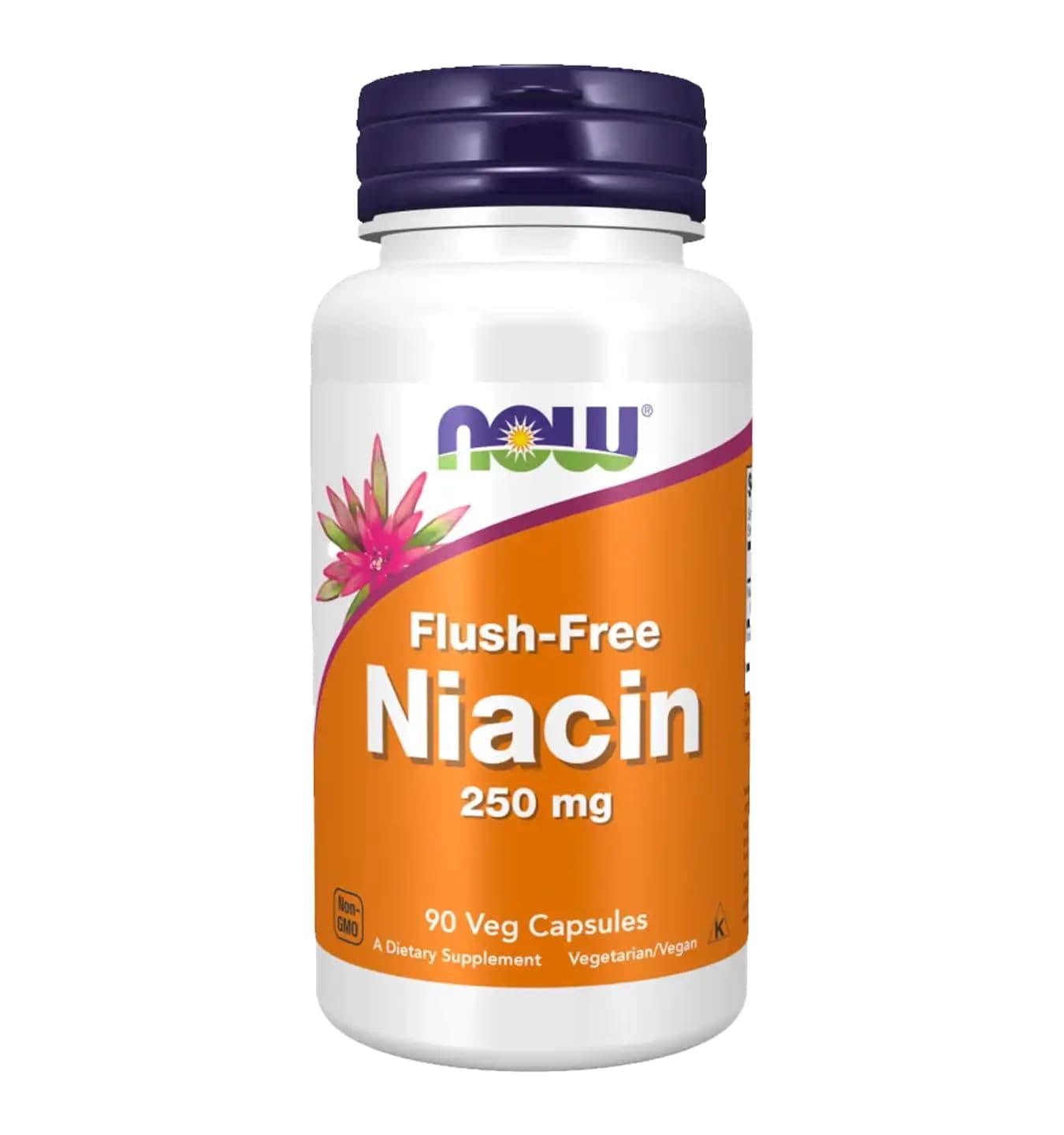 NOW Foods, Flush-Free Niacin, 250 mg, 90 Veg Capsules
