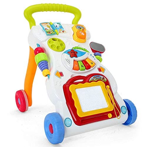BaBy Walker Baby Sit-to-Stand Learning Walker Toddler Toys Push and Pull Toy Learning Walking Toys