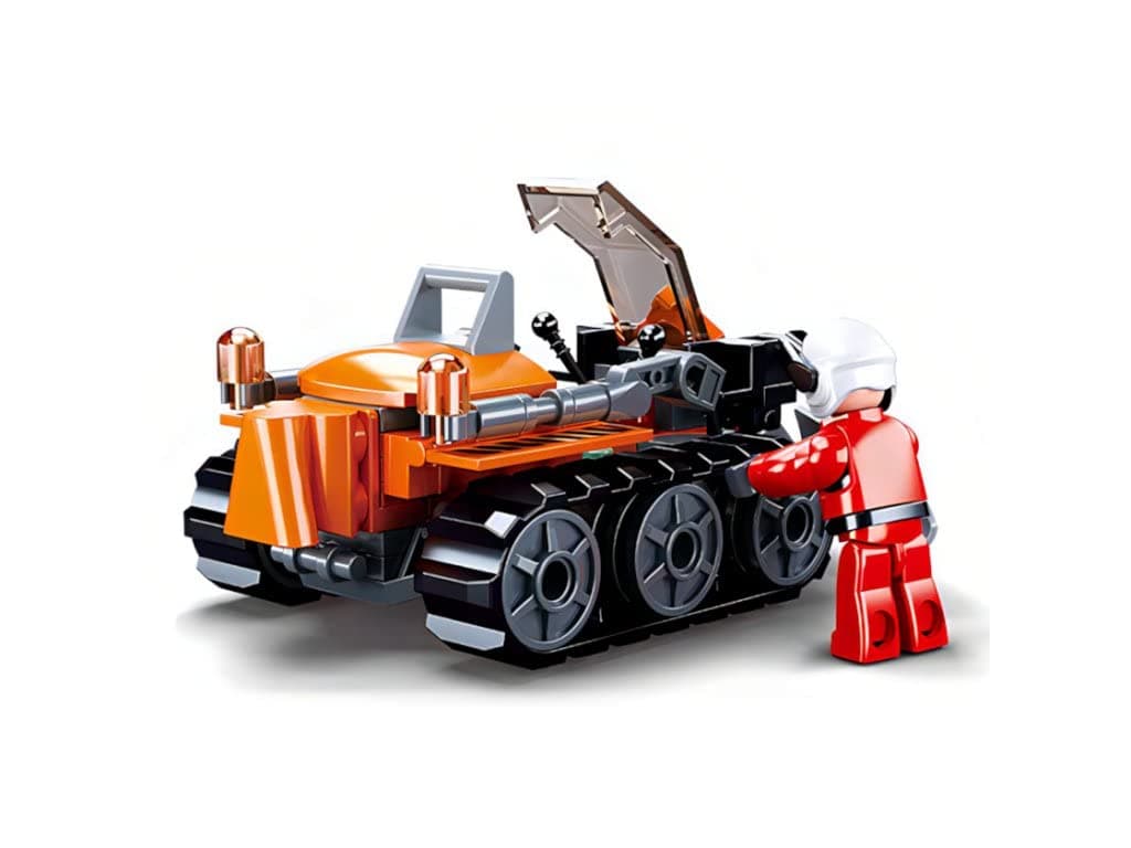 Sluban Town (Snowfield rescue)-Snow plough 82pcs