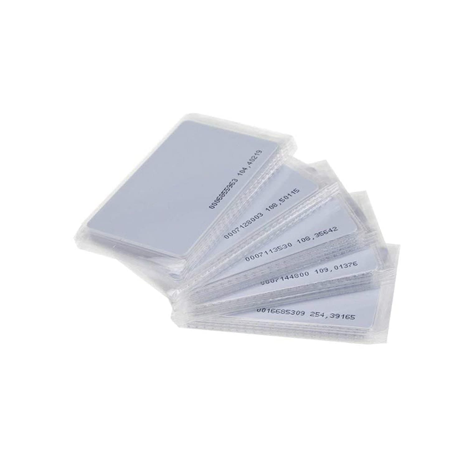 50pcs x RFID 125khz Proximity clamshell ID card TK4100(thin card) compatible with EM4100 support ID Smart card entry for access control system
