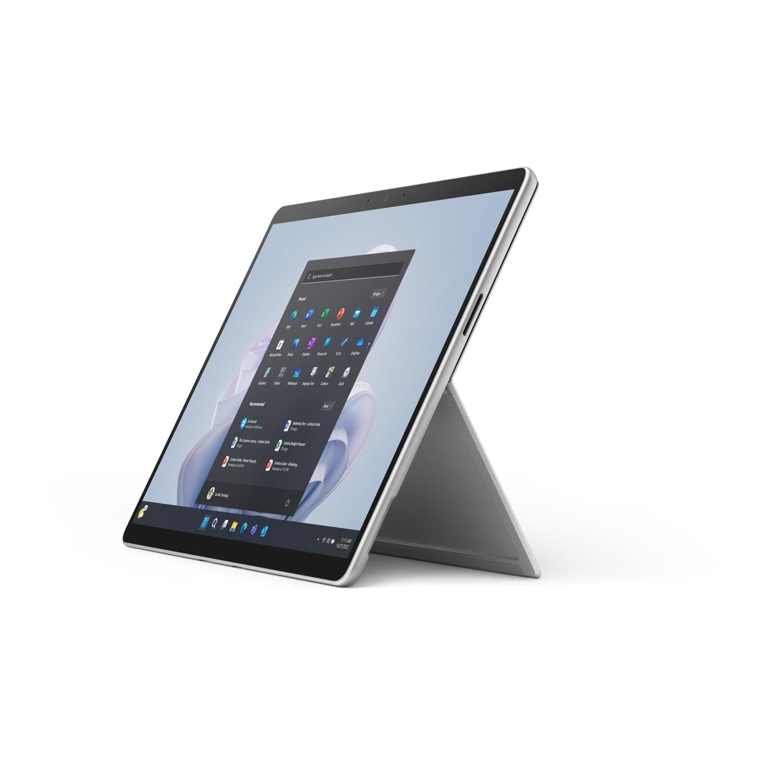 Microsoft Surface Pro 9 with 2880 X 1920 (267 PPI) PixelSense Display, Intel Core i7-1255U, Intel Integrated graphics, 16GB RAM, 1TB SSD, Windows 11, Platinum - [QKI-00008] Device Only, Silver