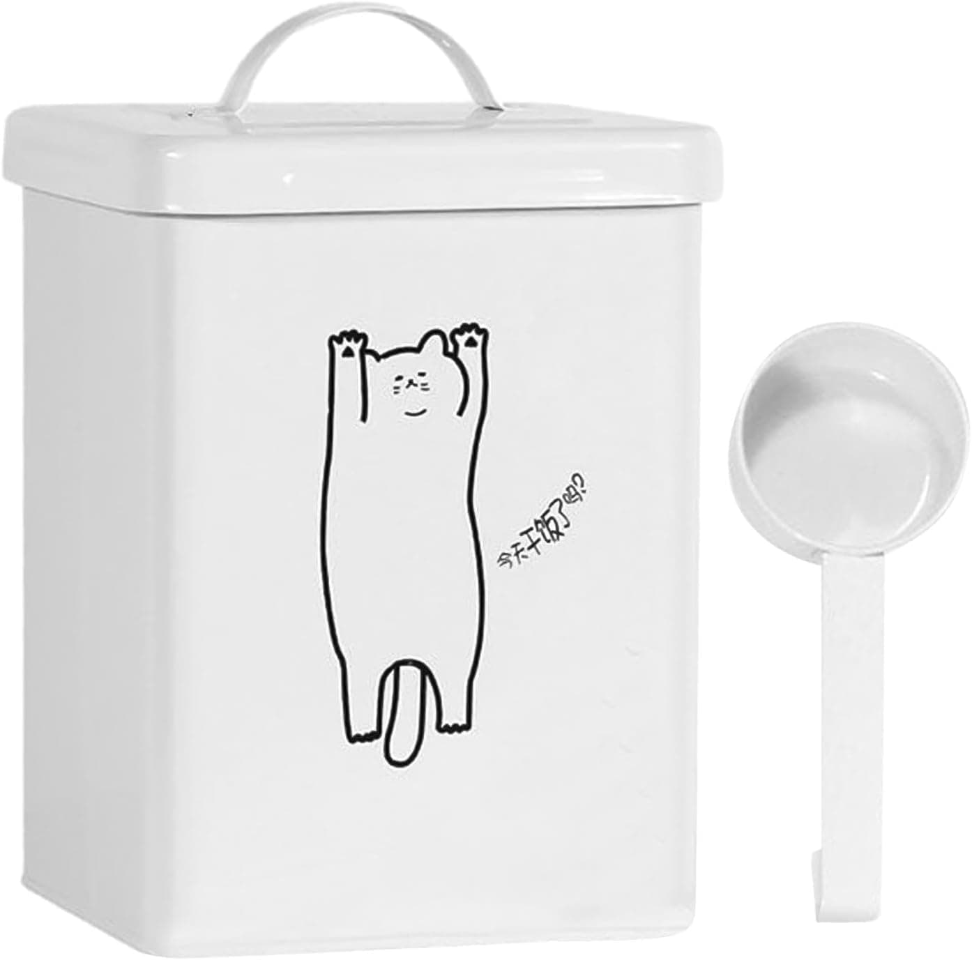 Paporich Pet Food Storage Container, Large Pet Snack Container, Dog and Cat Feeding Supplies, 5l Pet Food Container, Airtight Pet Food Storage, Pet Treats Organizer, Lid and Spoon Pet Container