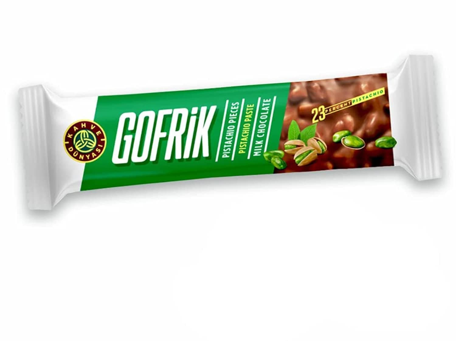 Dunyasi Gofrik Pistachio Chocolate bar 24 g - Pack of 1