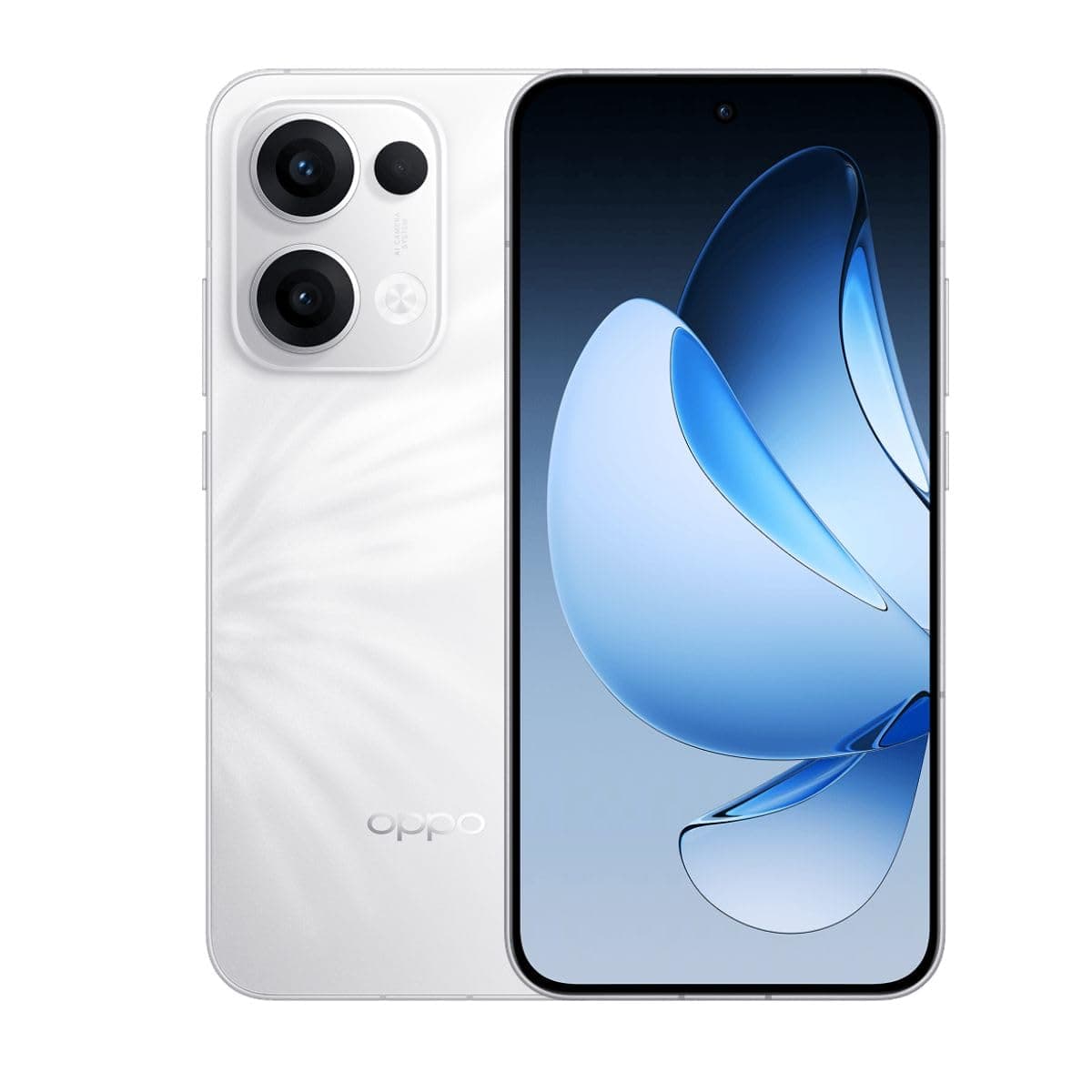 Oppo Reno13 Dual-SIM 256GB ROM + 12GB RAM (GSM Only | No CDMA) Factory Unlocked 5G Smartphone (White) - International Version