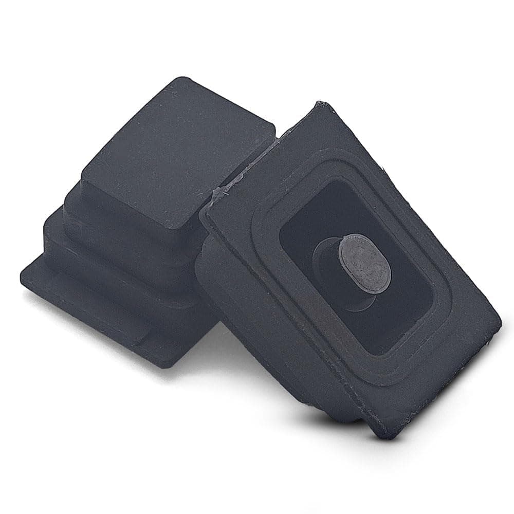 Bukela 2PCS Exterior Door Handle Buckle Induction Button Fit for Hyundai Tucson 2015-2020 Black Rubber Door Handle Lock Button