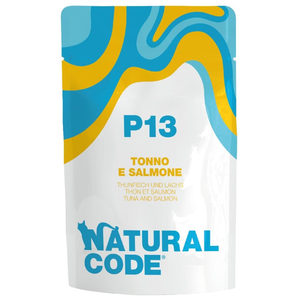 Natural Code Cat Wet Food Pouch Tuna & Salmon 70g