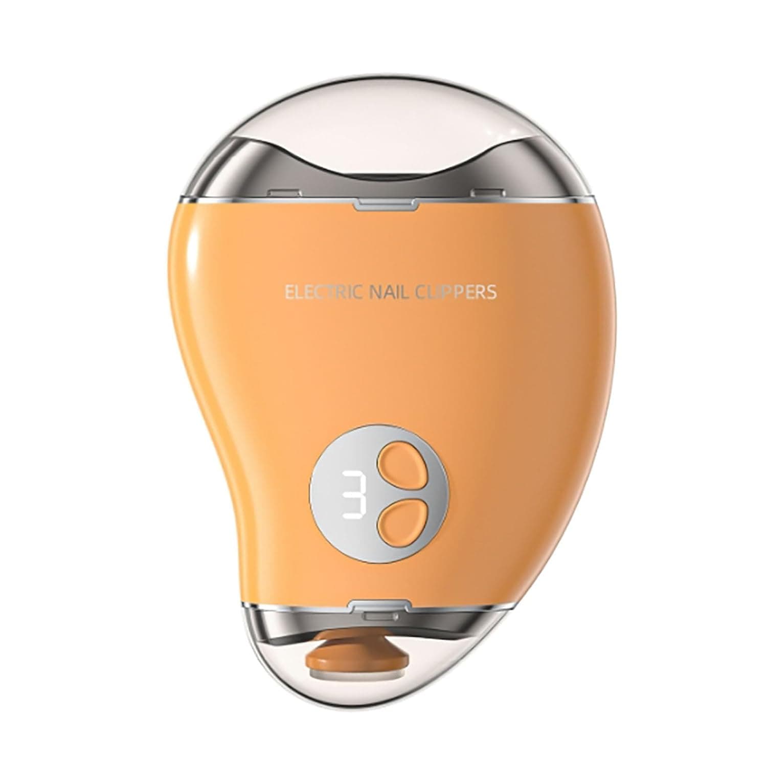 Automatic Electric Nail Clipper, LCD Digital Display, Nail Polisher 2 in 1 Design, Nail Clip Storage, USB Rechargeable Safety Fingernail Trimmer for Baby, Kids, Seniors and Caregivers