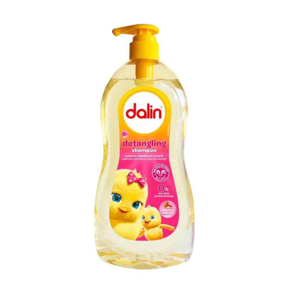 Dalin Detangling Baby Shampoo - 700 ML - Tear-Free Formula with Conditioning Care - Gently Cleanses & Detangles Hair – Dermatologically Tested – Ideal for Toddlers & Kids