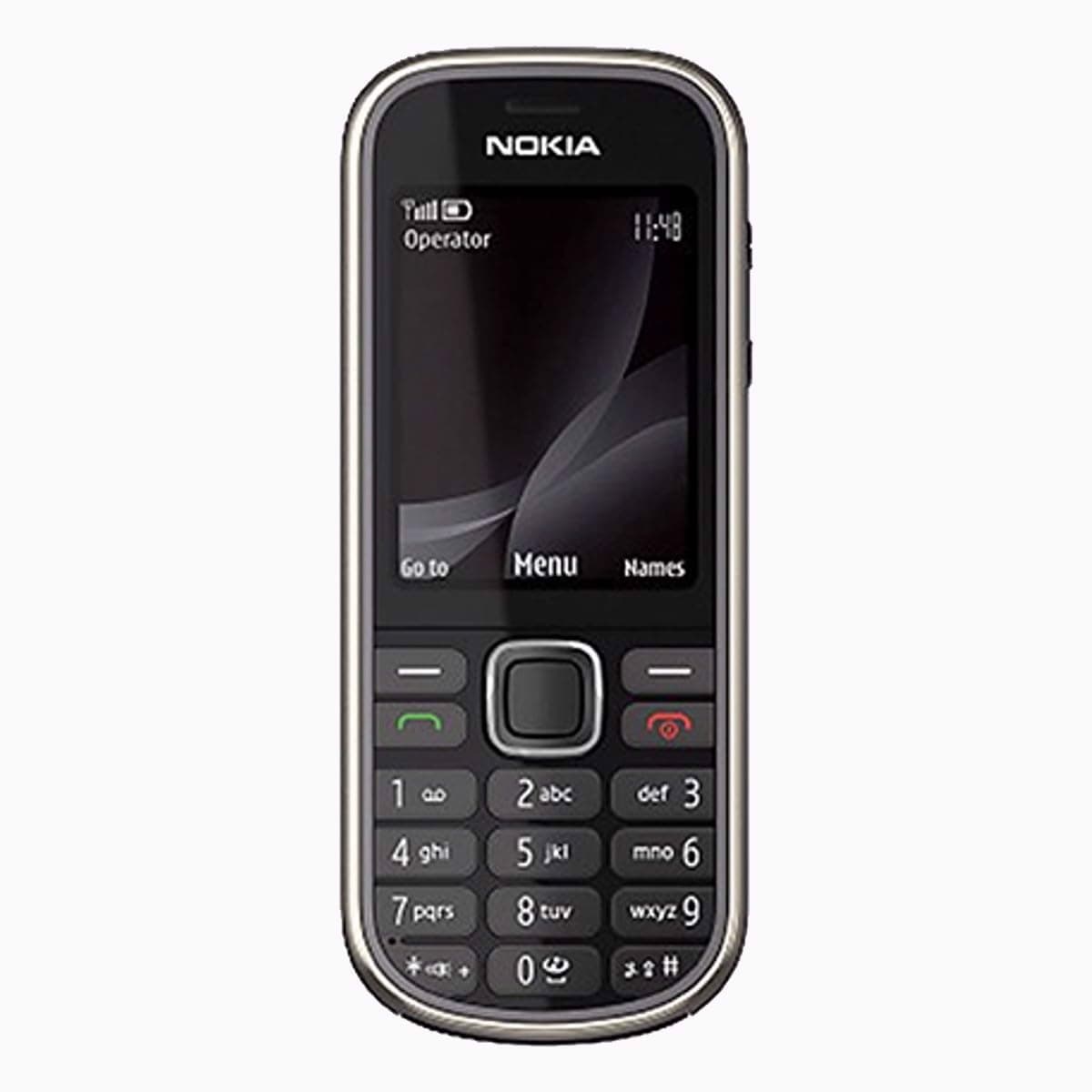 Nokia 3720 Classic Single-SIM 20MB (GSM Only | No CDMA) Factory Unlocked 2G Cellphone (Grey) - International Version