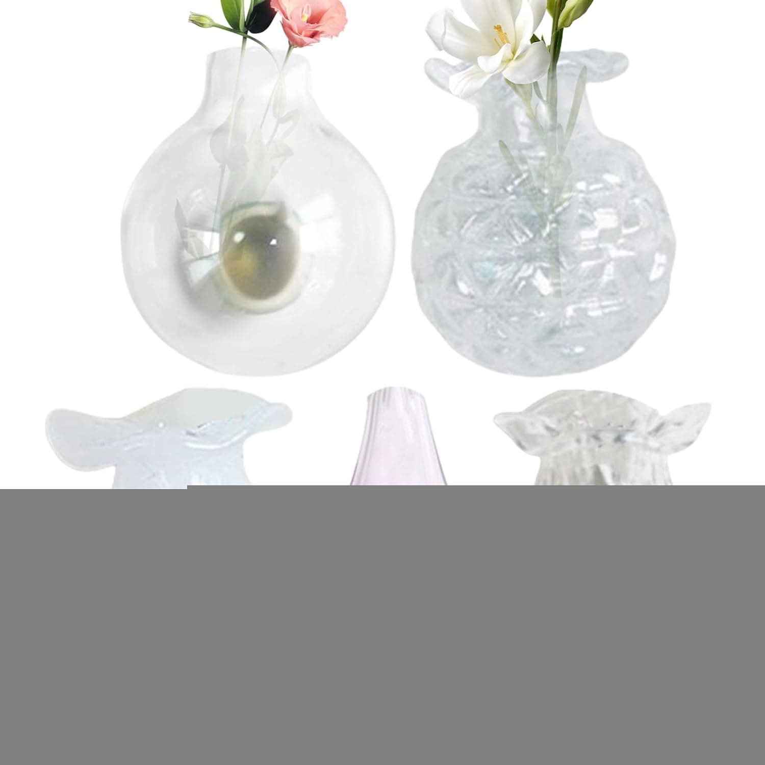 مغناطيس مزهرية صغيرة | مغناطيس سبورة بيضاء، جيب، مزهريات زهور سيراميك ثلاثية الابعاد، ملصقات مغناطيسية لمكيفات الهواء والثلاجة وديكور المنزل