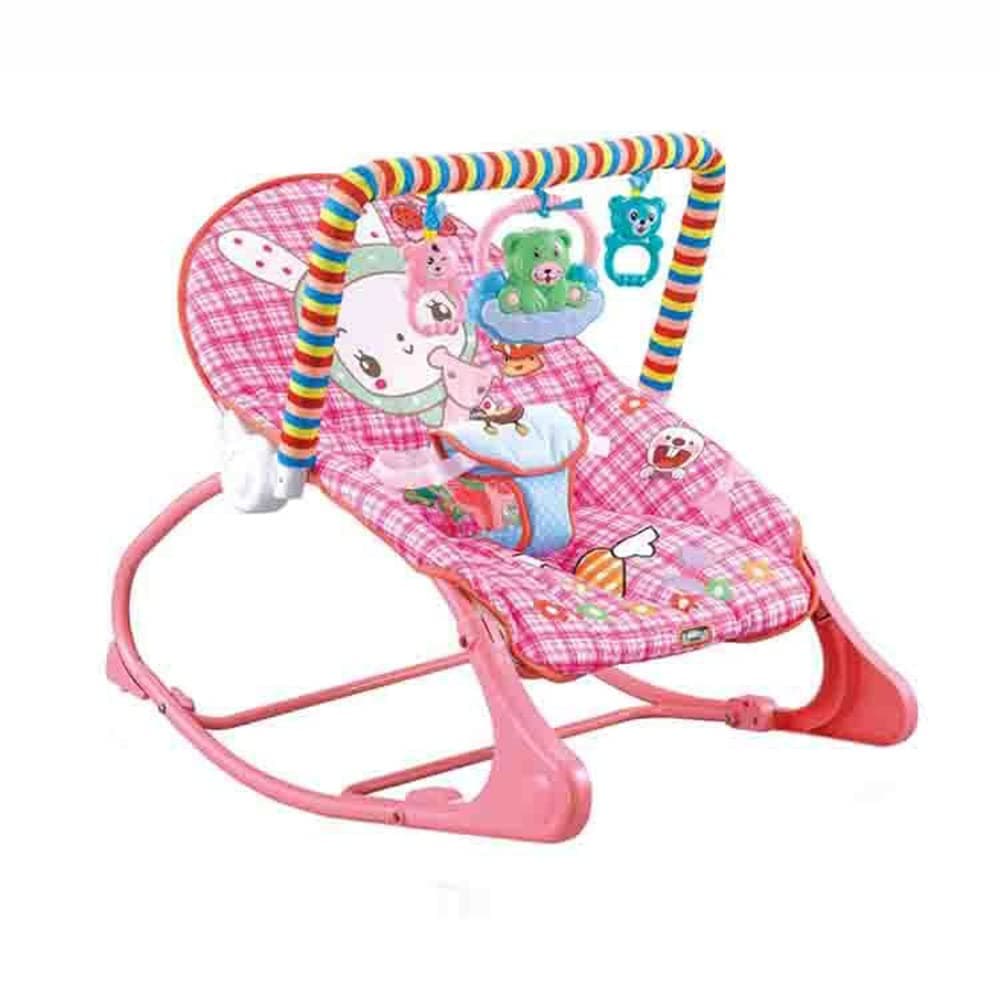 lalestore Portable Baby Bouncer Soothing Vibrating Infant Seat Baby Rocking Cha for Max. 18kg40 Babies with Music Toys