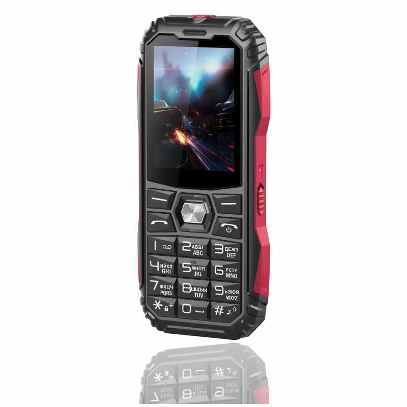 Generic Storm Waterproof Rugged Outdoor Mobile Phone, Red