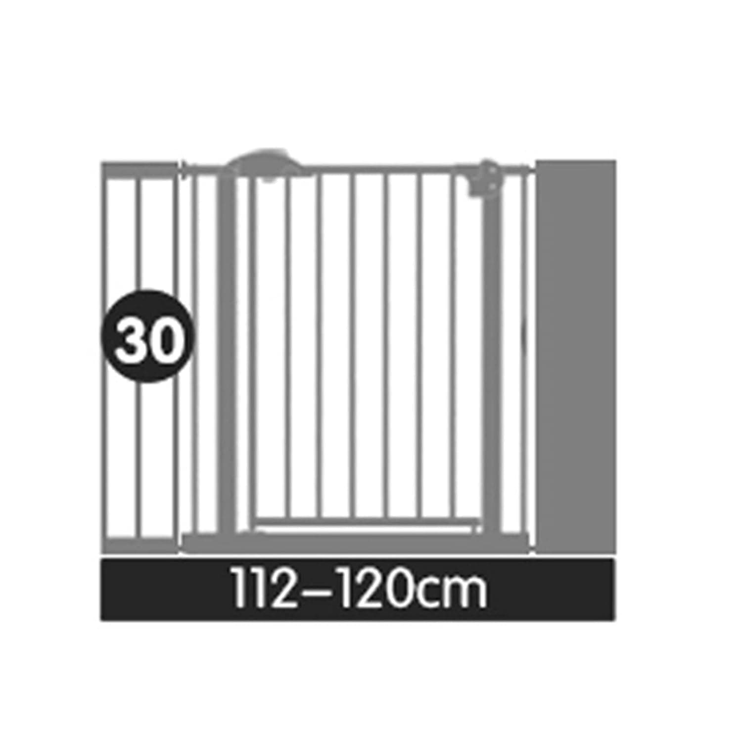 Baby Playpen 92-130cm Safe Gate Pet Isolating Dog Fence Fence Child Safe Iron Baby Safety Fence Baby Stairs Baby Gates Safety(112-120cm)