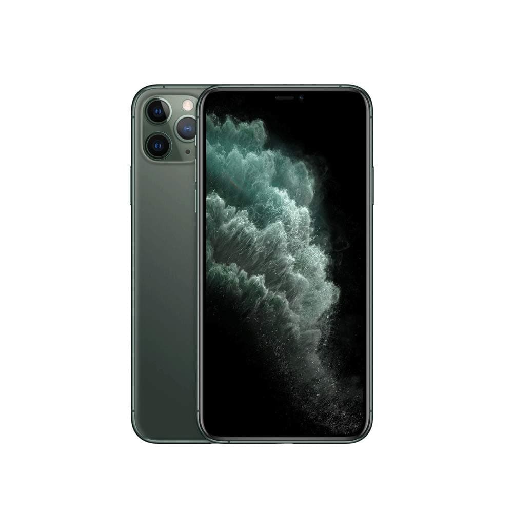 Apple (Refurbished) iPhone 11 Pro Max with Facetime - 256GB, 4G LTE, Midnight Green, Middle East Version