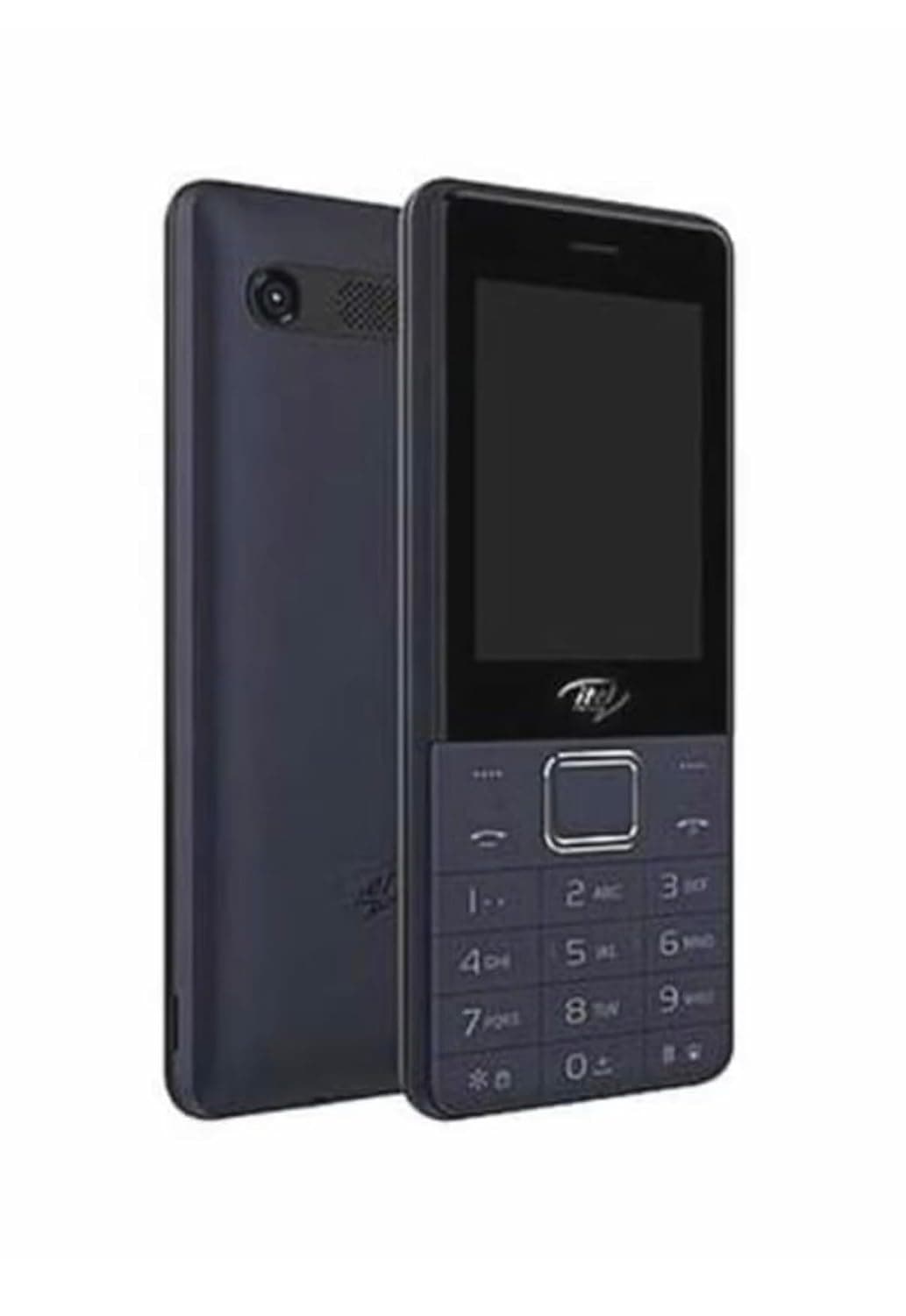 Mobile Phone itel it5615 Triple SIM 2.4 inch display 2500mAh battery FM Radio -Magnet Black