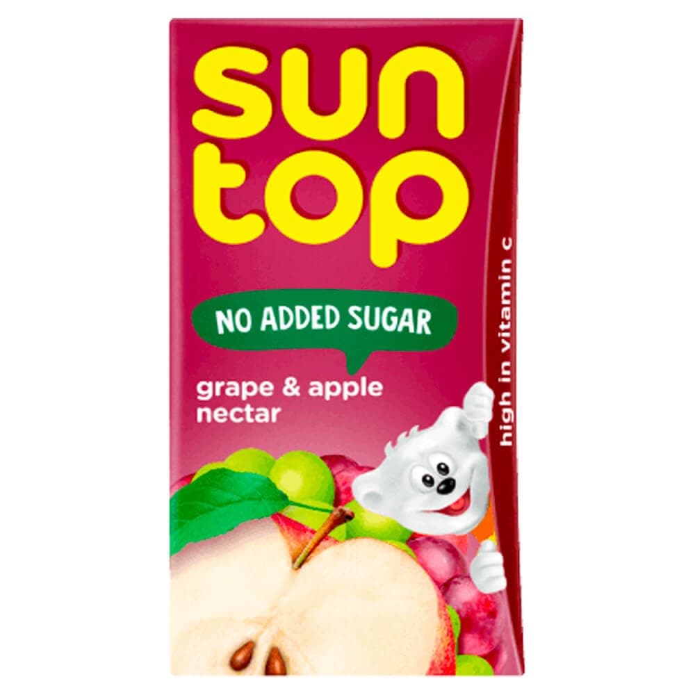 Suntop Grape and Apple Nectar Fruit Juice 125 ml