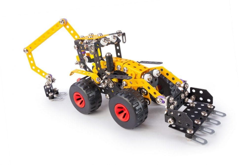 Constructor Pro Noah - Metal Construction Game - 434 Pieces - Vehicle Multi Accessories for Assembly - Expert Case from 8 Years
