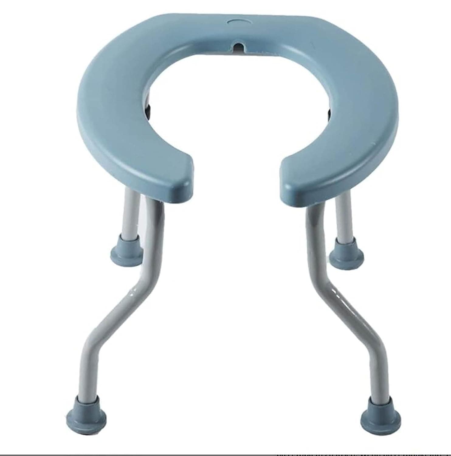 Folding Commode Chair, Portable Car Toilet Chair, Stainless Steel Mobile Toilet seat for Elderly Pregnant Women Perfect for Trips & Camping