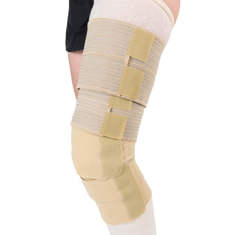 JOBST FarrowWrap Classic Compression Wraps, 30-40 mmHg, Thighpiece Kneepiece Combo, Tan