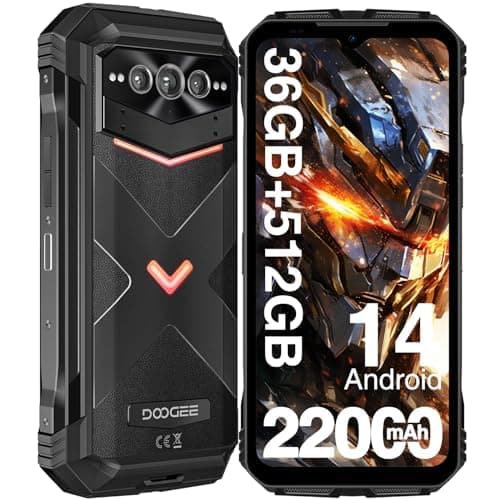 V MAX Plus(2024) 5G Rugged Smartphone,22000mAh 36GB+512GB,200MP+32MP+20MP Night Vision Rugged Cell Phone,Android 14 Rugged Phone,6.58" FHD+120Hz IPS Screen,IP68/IP69K Waterproof Phone,NFC/OTG