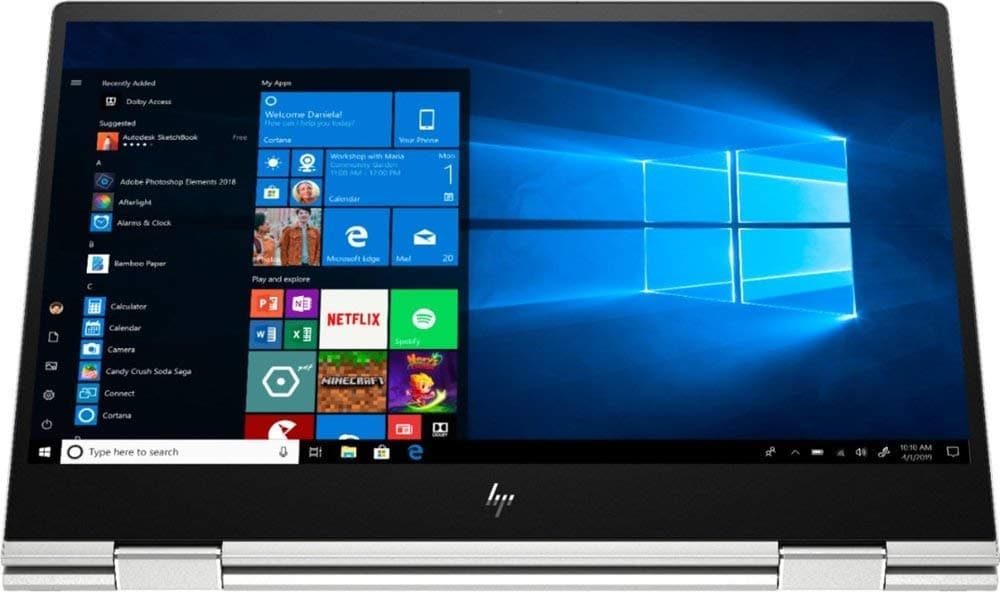 HP Envy x360 15t Touch Quad Core with Stylus Pen, Intel i7, FHD IPS Micro-Edge WLED, HP Warranty, Windows 10, Bang & Olufsen 15.6" Convertible 2-in-1 Laptop PC (16GB DDR4, 1TB PCIe NVMe SSD)