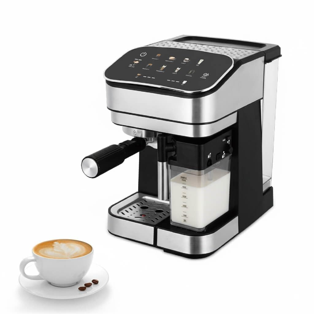 3 in 1 Coffee Marker Automatic Espresso Machine 20 Bar Pressure 500ml Milk Tank with Automatic Milk Frother Touchscreen Coffee Machine for Home and Office