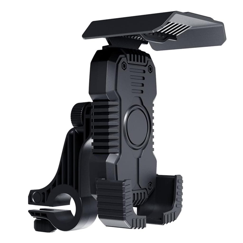 ايليفانت بوت حامل موبايل للدراجة قابل للطي والدوران، حامل عالمي مقاوم للماء مع شاحن للهواتف الذكية مقاس 4.7-7.2 انش، قبضة امنة، مشبك مقود قابل للتعديل 15-30 ملم، متين لركوب الدراجات من براند نايم