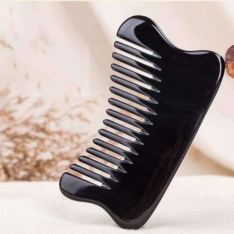 13-Tooth Scalp Gua Sha Massage Comb, Ergonomic Hair and Body Meridian Tool for Relaxation for Adult
