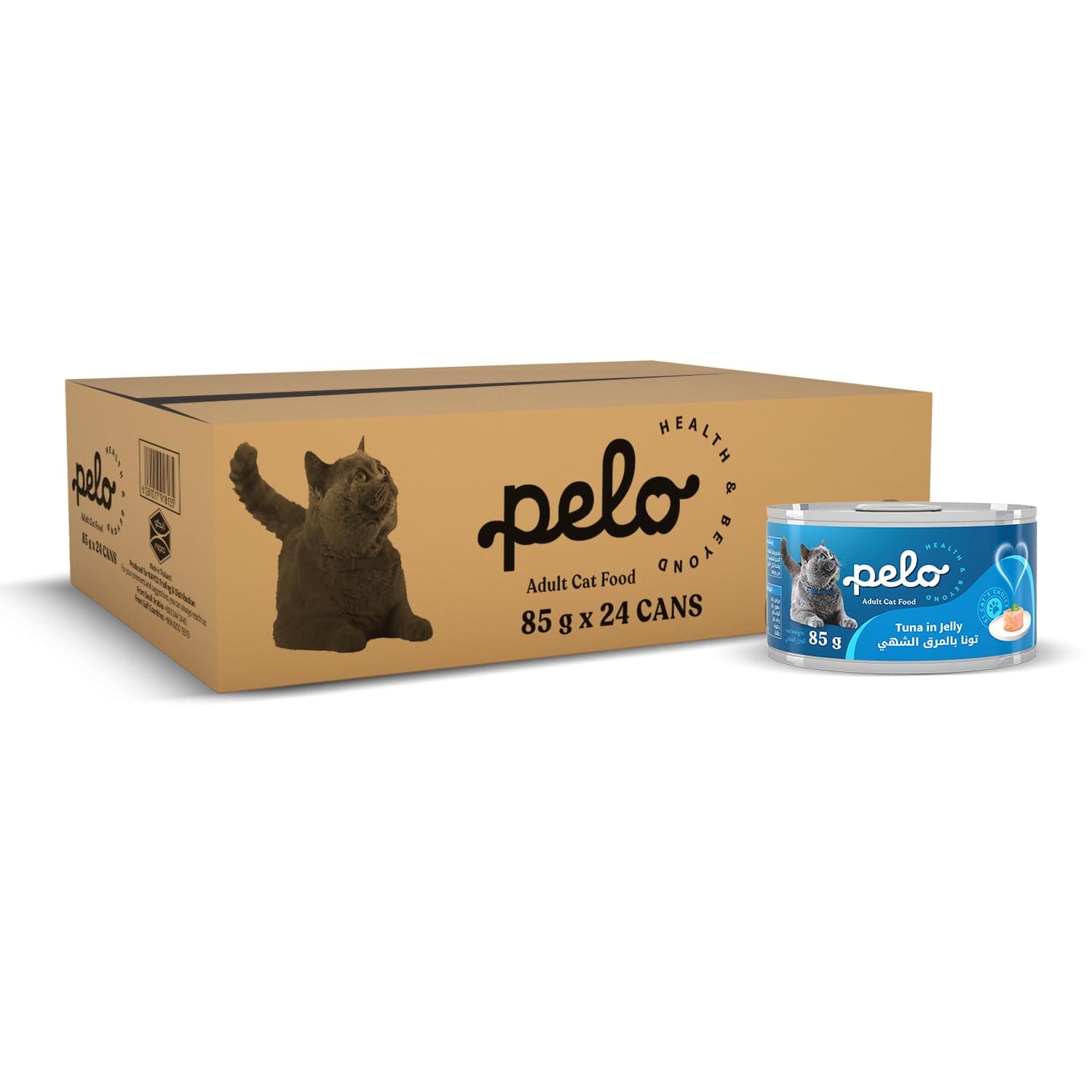PELO WET CAT FOOD TUNA 85 Grams x 24 Cans
