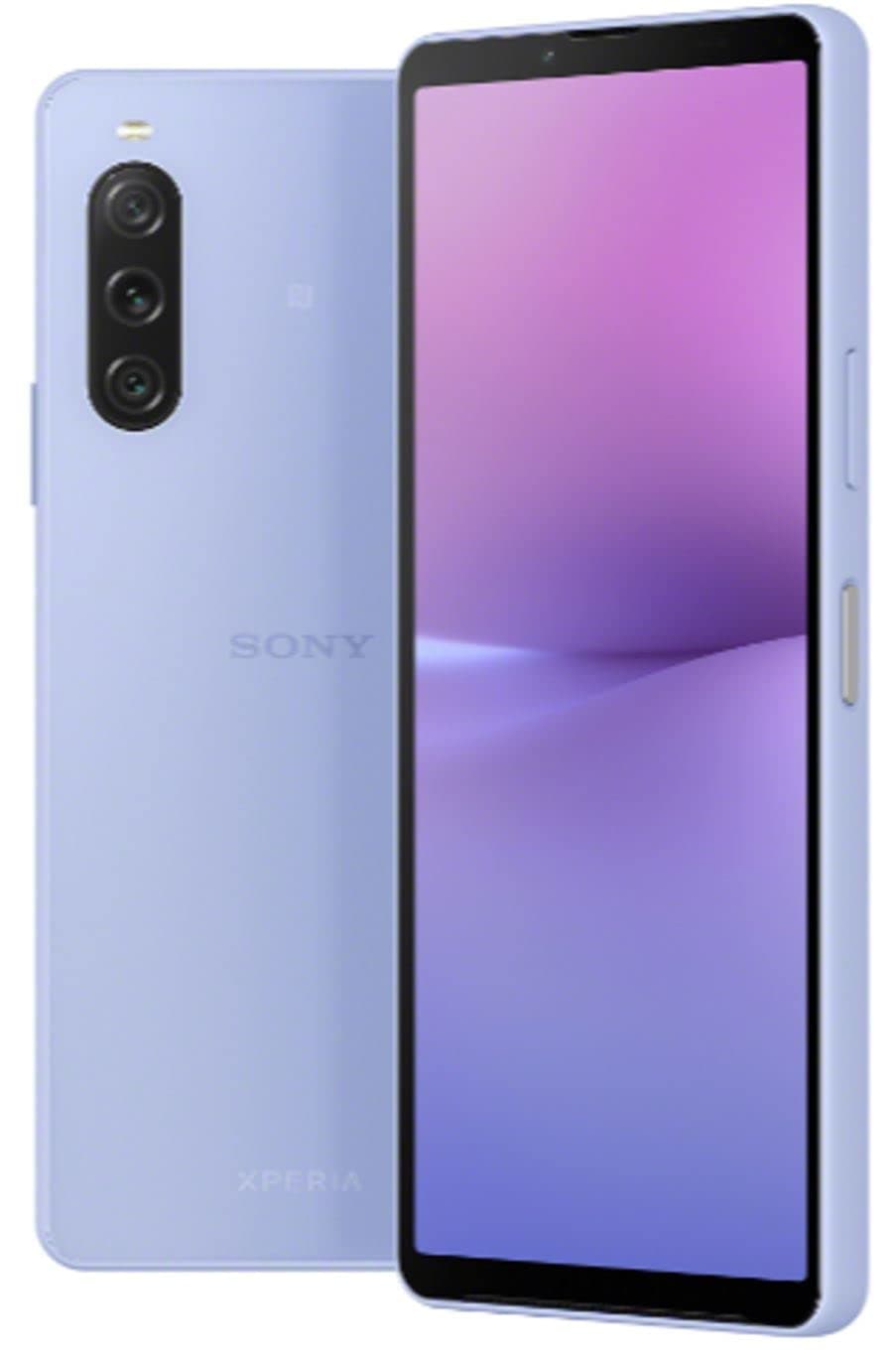 Sony Xperia 10 V Dual SIM 128GB ROM + 8GB RAM (GSM Only | No CDMA) Factory Unlocked 5G Smartphone (Lavender) - International Version